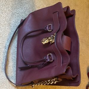 Michael Kors Large Hamilton Bag - Plum